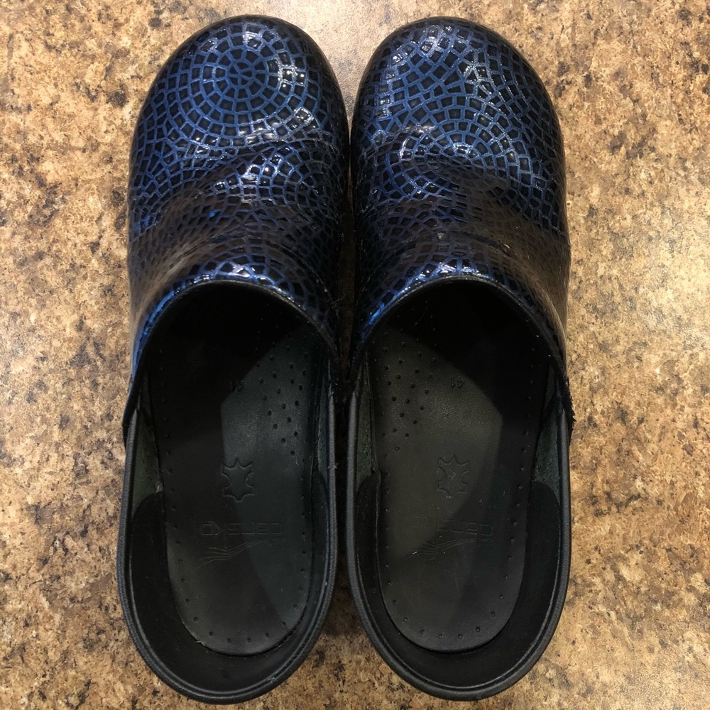 Dansko Blue Mosaic Clog